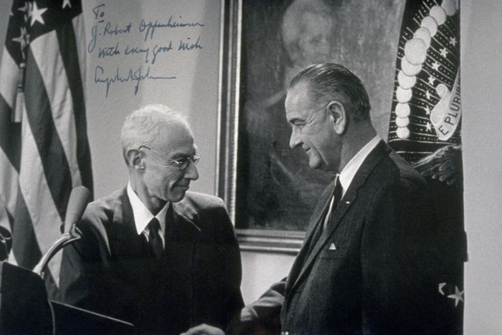 Einstein Oppenheimer Regret Johnson