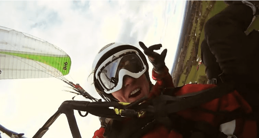 Ewa Wisnierska paragliding survivor